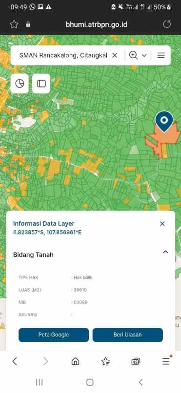 tanah murah rancakalong sumedang