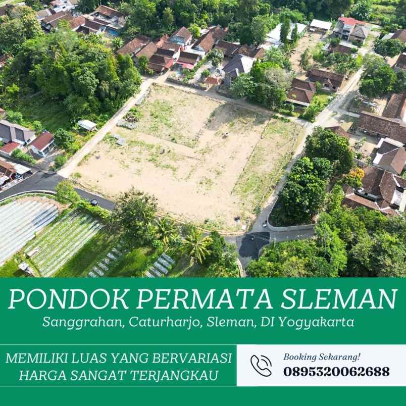 tanah pekarangan 2 juta meter di dekat rsud sleman