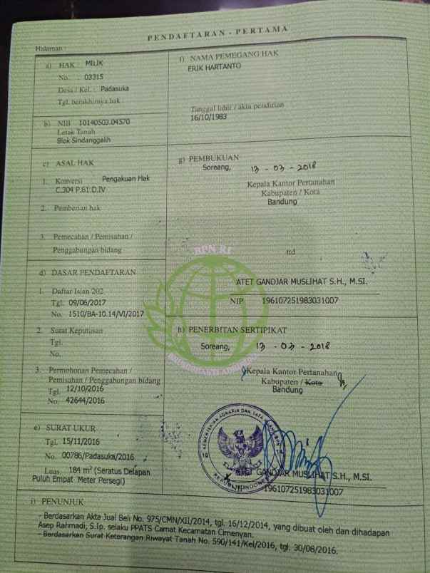 tanah residensial komersial