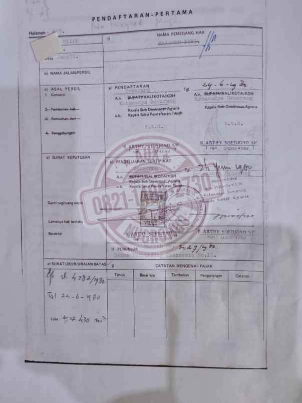 tanah shm di tembalang tanpa perantara