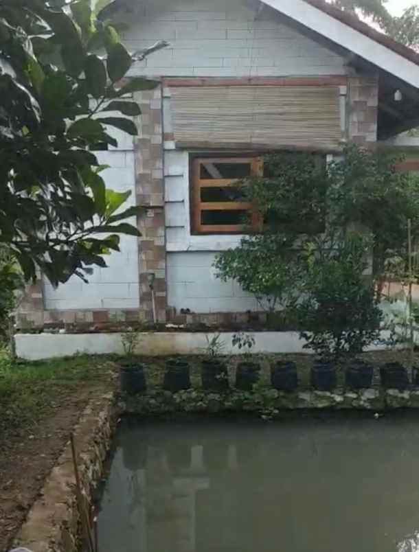 villa pinggir jalan murah view sawah dan gunung karang