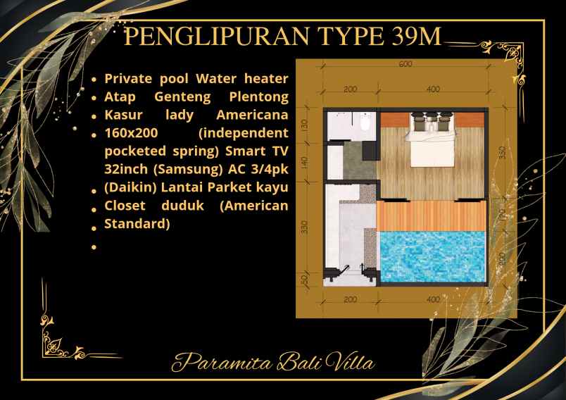 villa private pool jogja paramita bali villas