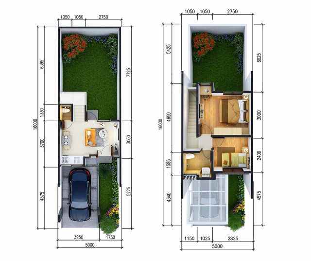 cimanggis golf estate cluster margata type ivy 5 x 16