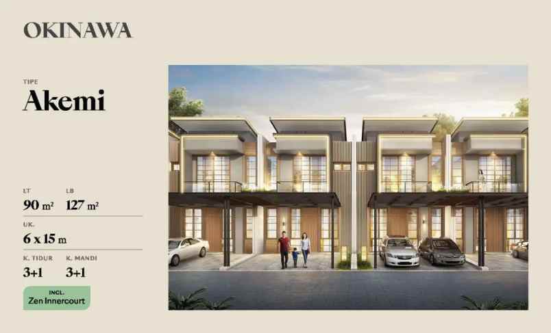 cluster okinawa at pasir putih residences pik2 md971