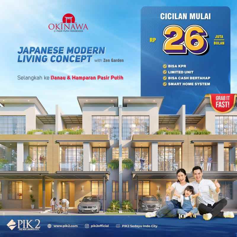 cluster okinawa at pasir putih residences pik2 md971