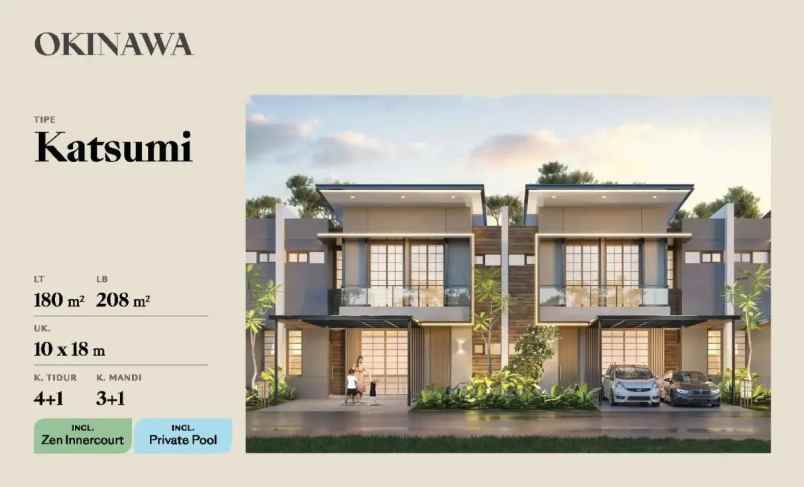 cluster okinawa at pasir putih residences pik2 md971