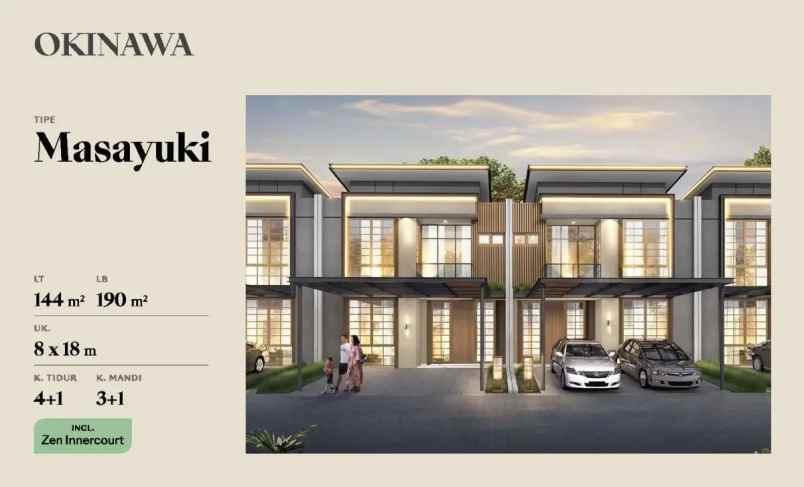 cluster okinawa at pasir putih residences pik2 md971