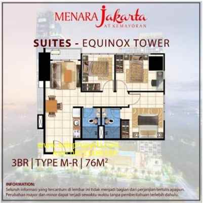 dijual apartemen jalan hbr motik pademangn