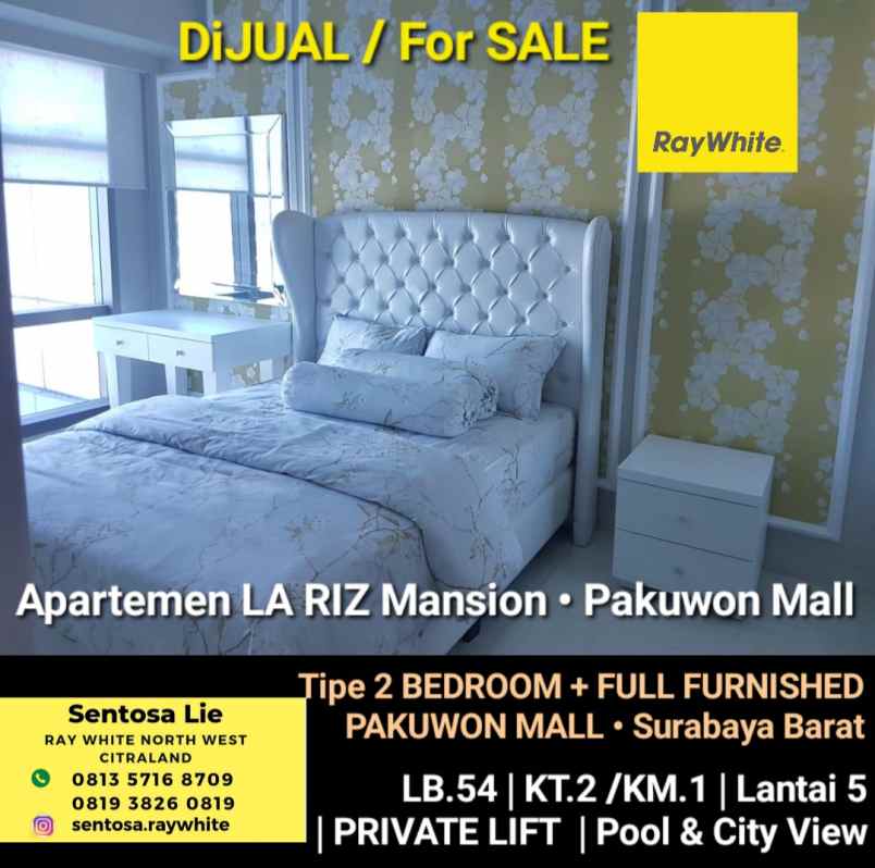 dijual apartemen jalan pakuwon indah