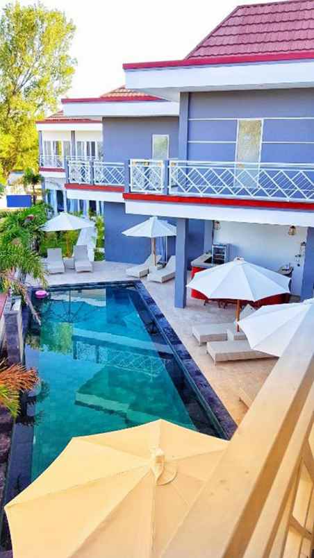 dijual hotel gili trawangan gili indah