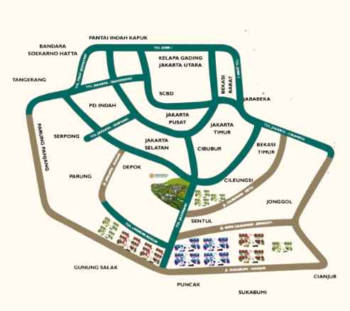 dijual kavling siap huni 2000m2 di cimanggis depok