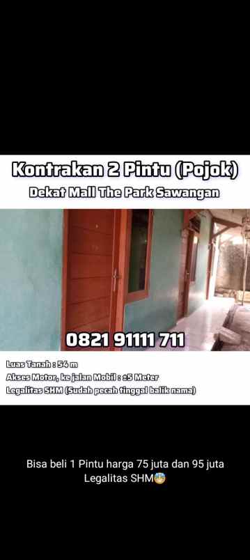 dijual kost cinangka sawangan depok