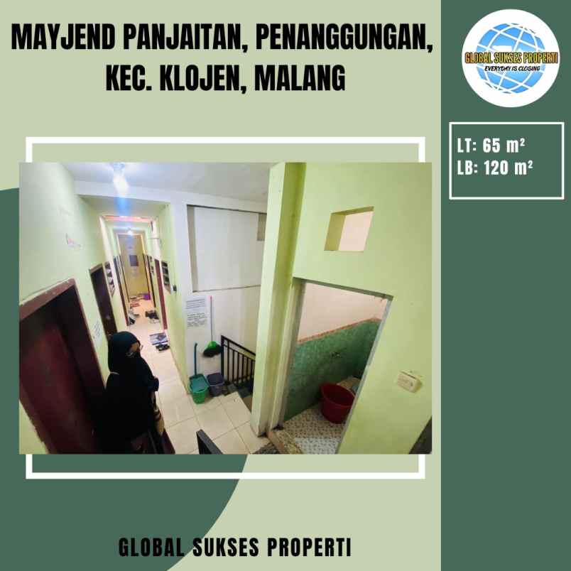 dijual kost jalan mayjend panjaitan