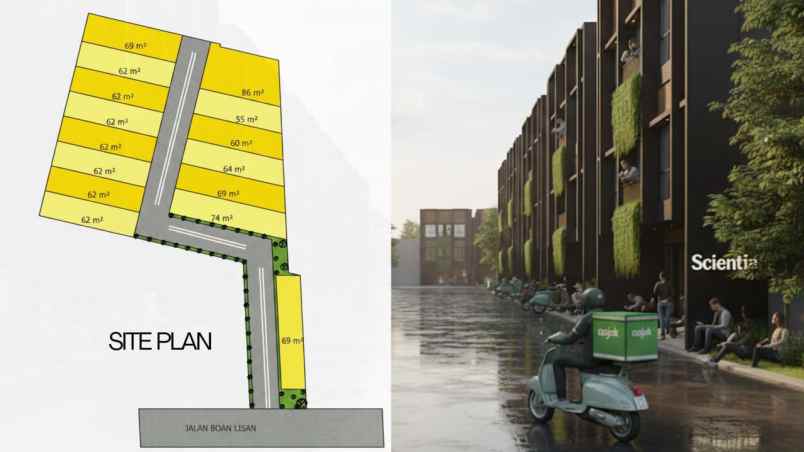 dijual kost vokasi kukusan ui depok