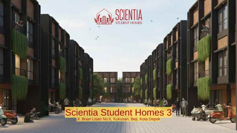 dijual kost vokasi kukusan ui depok