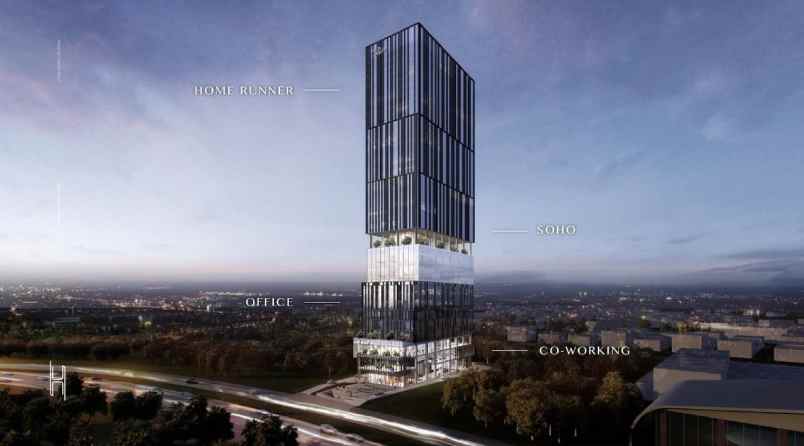 dijual office space di alam sutera