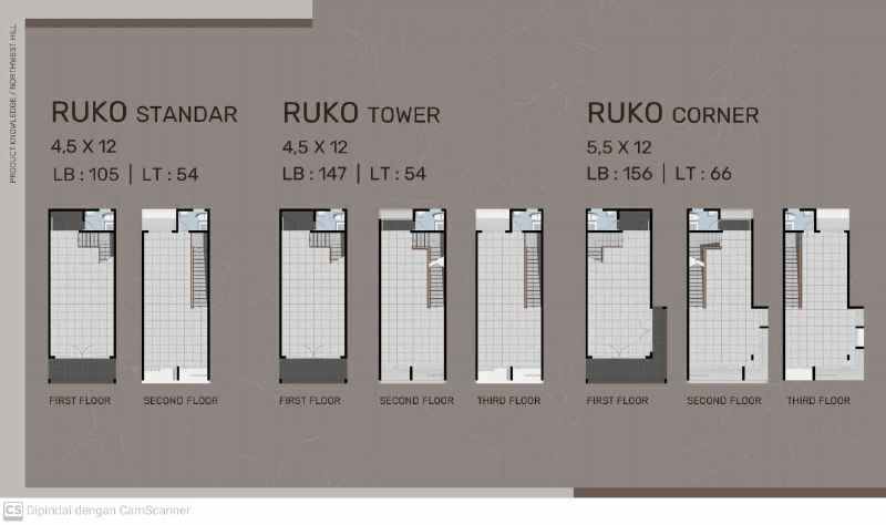 dijual ruko gudang kantor citraland northwest