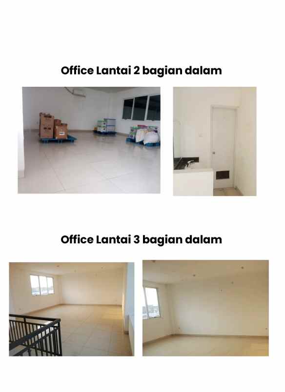 dijual ruko gudang kantor green sedayu bizpark