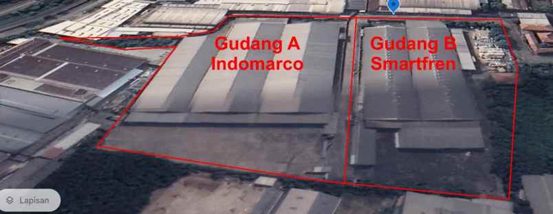 dijual ruko gudang kantor jalan sukaresmi cikarang