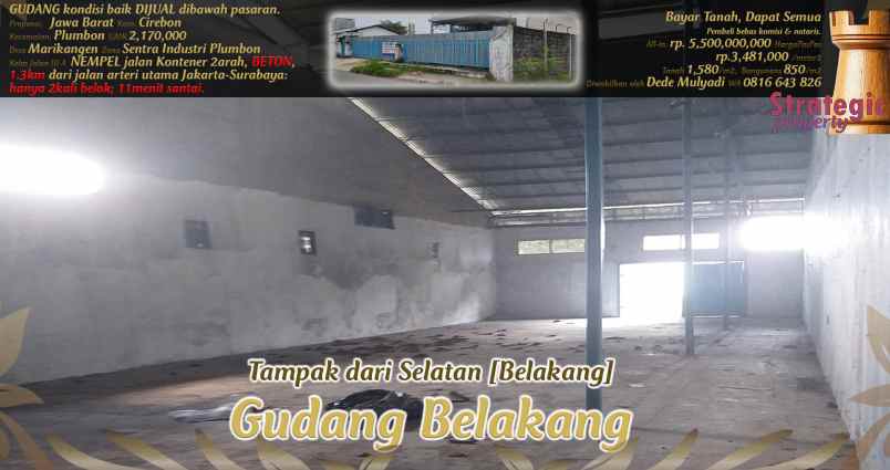 dijual ruko gudang kantor jl kisabalanang no 11 kel