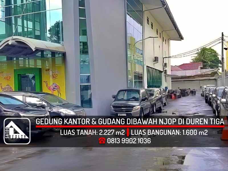 dijual ruko gudang kantor jl raya pasar minggu duren