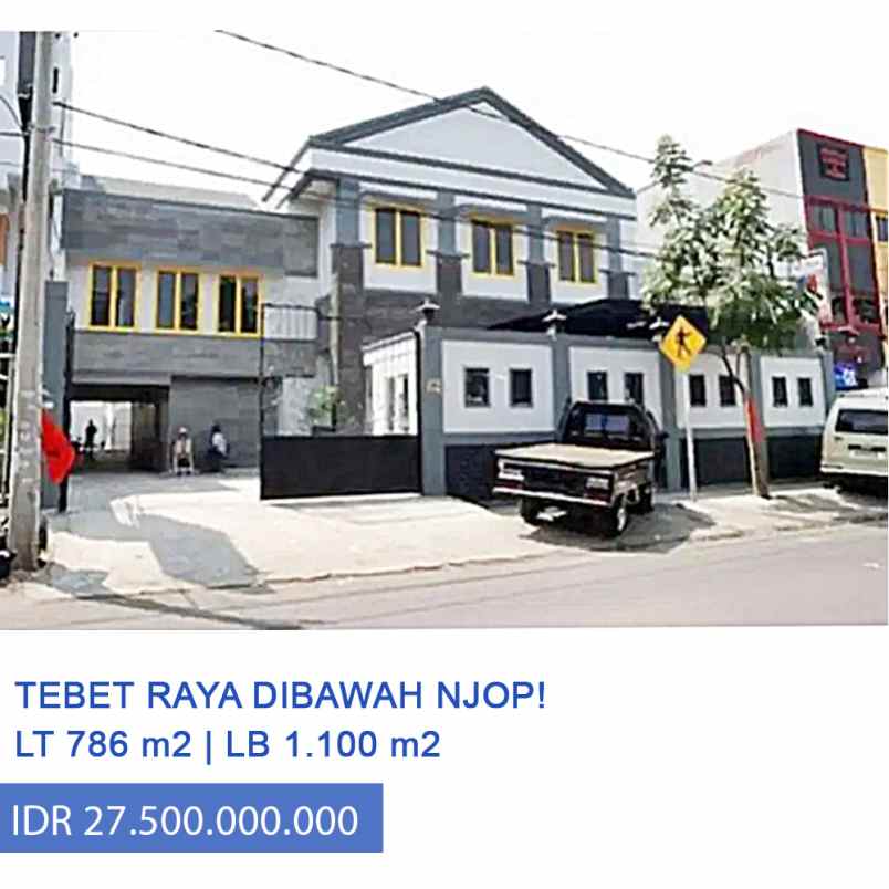 dijual ruko gudang kantor jl tebet raya tebet