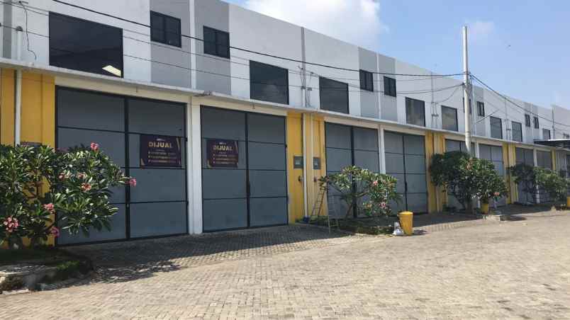 dijual ruko gudang kantor komplek pergudangan safe n
