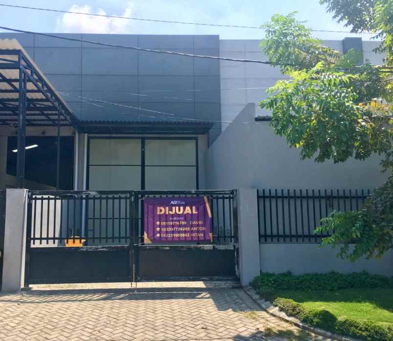 dijual ruko gudang kantor komplek pergudangan safe n