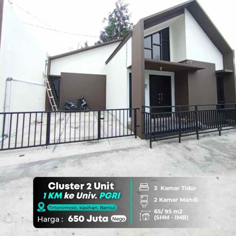 dijual rumah 1 kk kampus pgri