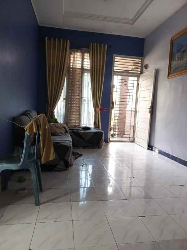 dijual rumah 2 lantai jl delima panam harga 425 juta