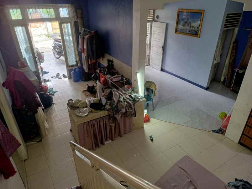 dijual rumah 2 lantai jl delima panam harga 425 juta