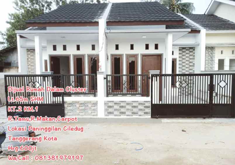 dijual rumah baru siap huni