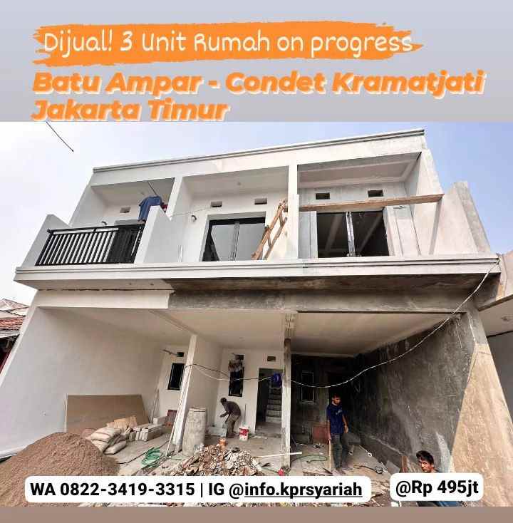 dijual rumah batu ampar