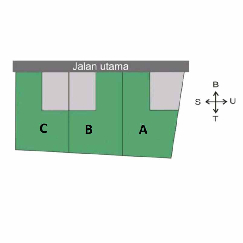 dijual rumah blok o