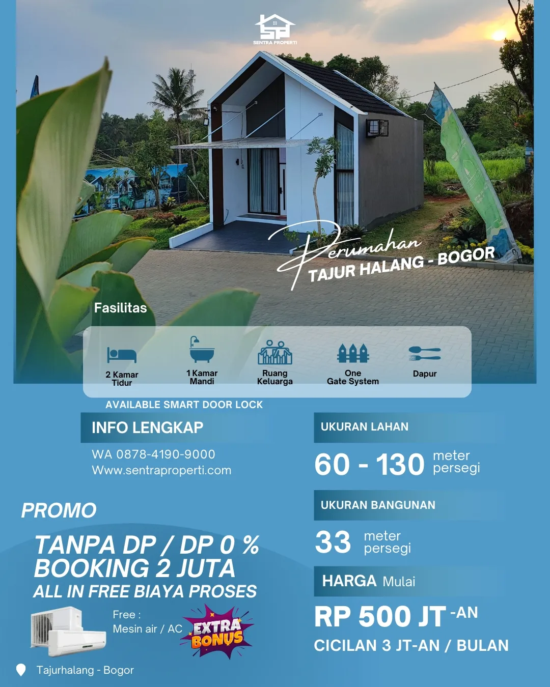 dijual rumah bojonggede