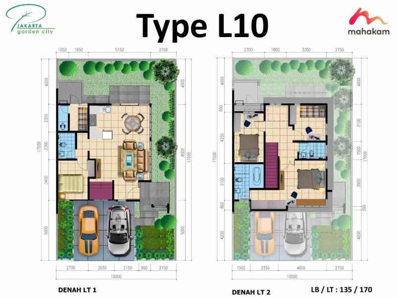 dijual rumah cluster mahakam jgc