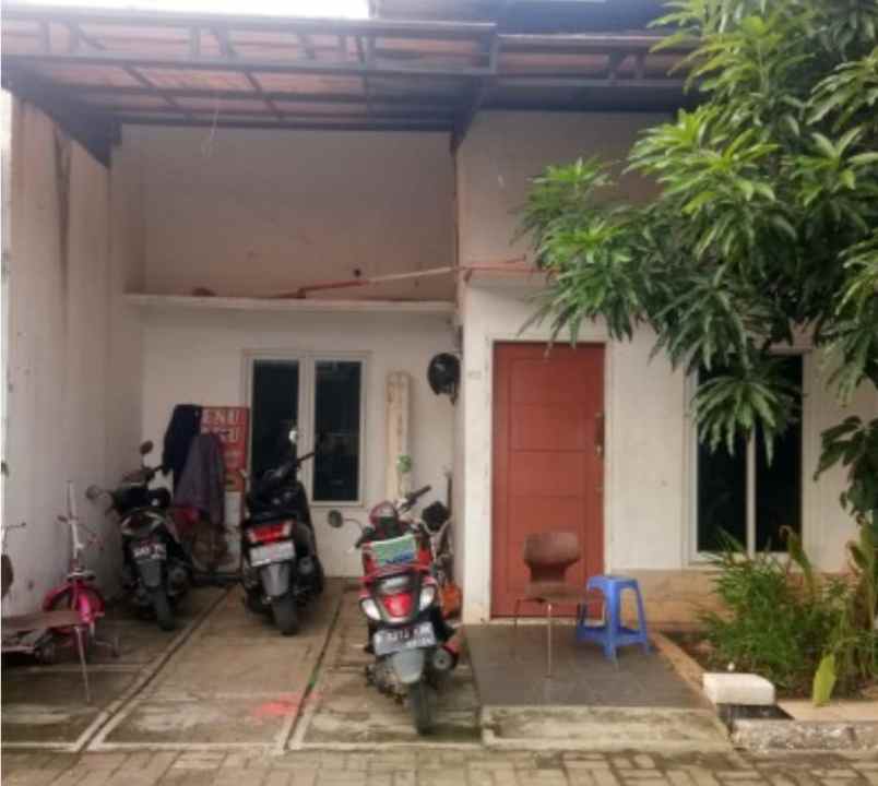 dijual rumah cluster rugun green 1 kel