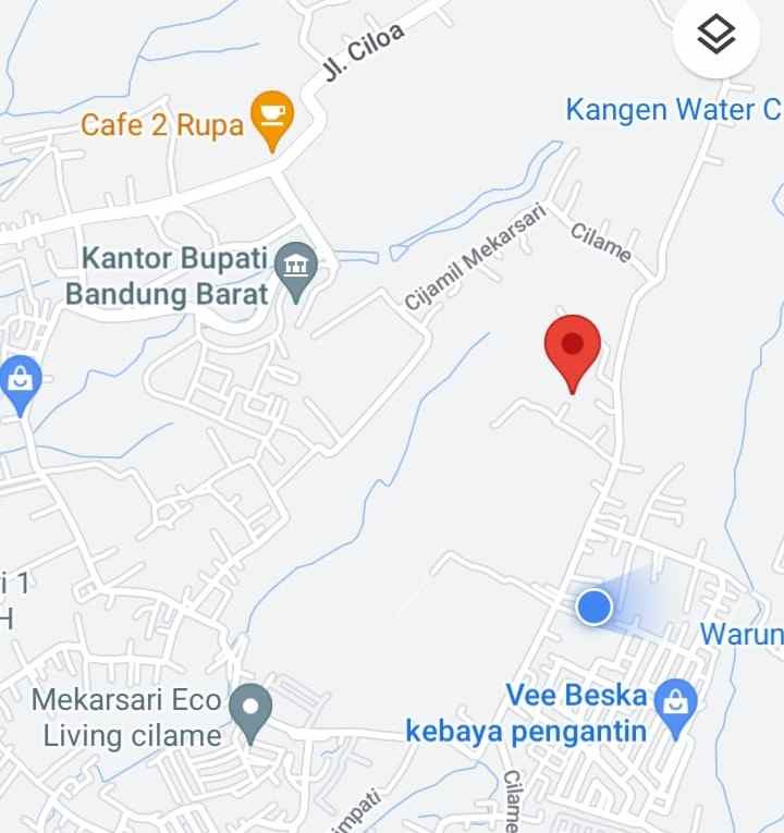 dijual rumah desa cilame kecamatan