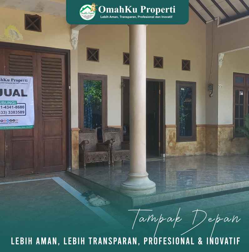 dijual rumah desa stail kec genteng