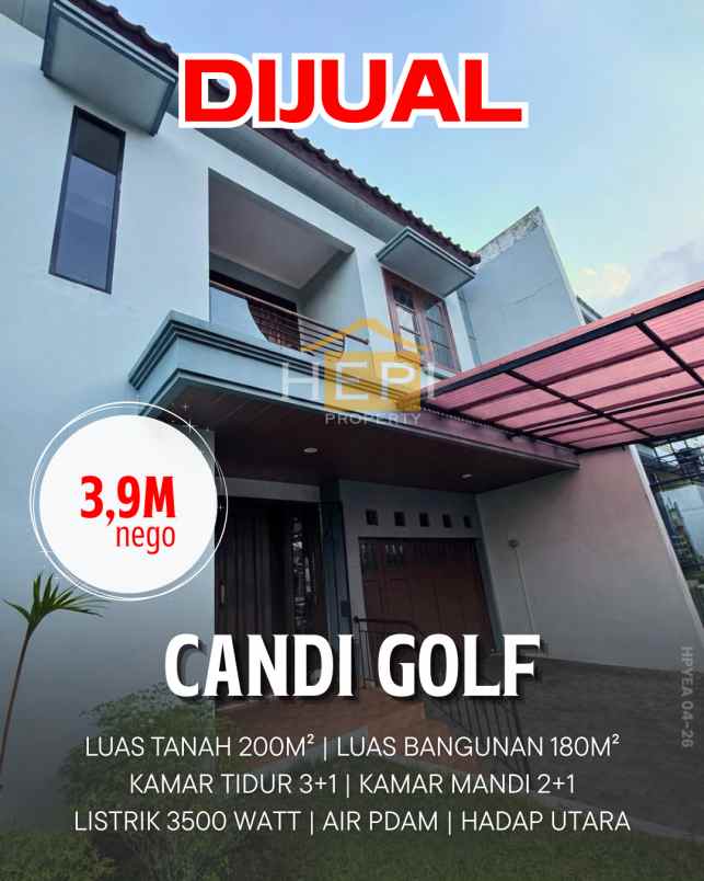 dijual rumah di candi golf semarang