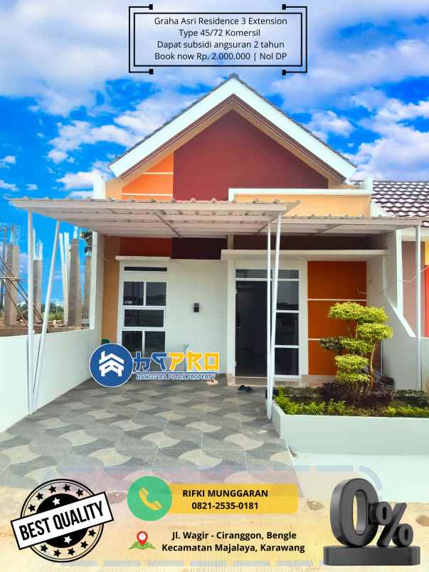 dijual rumah graha asri residence