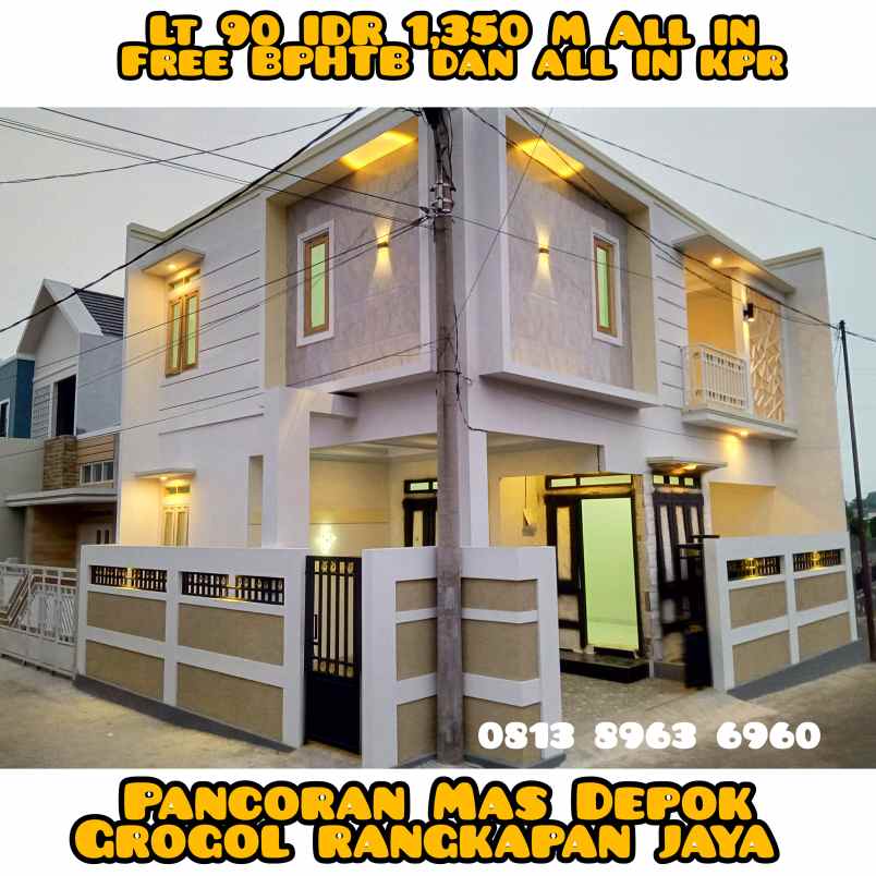 dijual rumah grogol pancoran mas depok