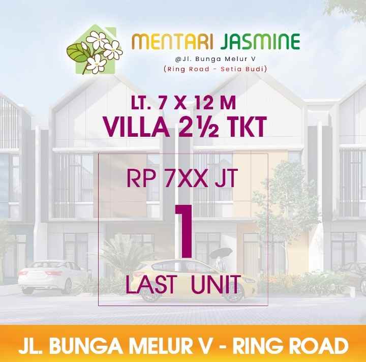 dijual rumah jalan bunga melur v