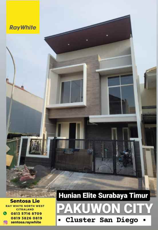 dijual rumah jalan pakuwon city