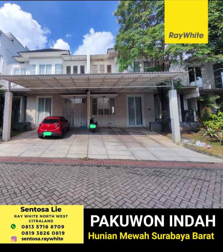 dijual rumah jalan pakuwon indah