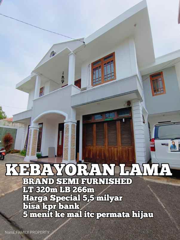 dijual rumah jalan raya permata hijau 2