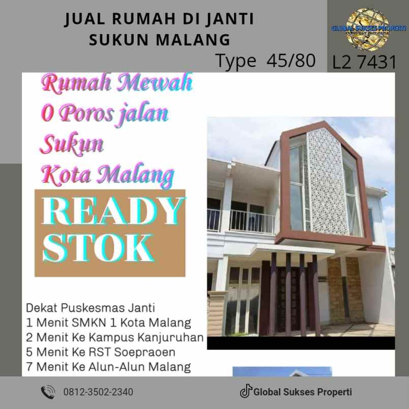 dijual rumah janti barat janti