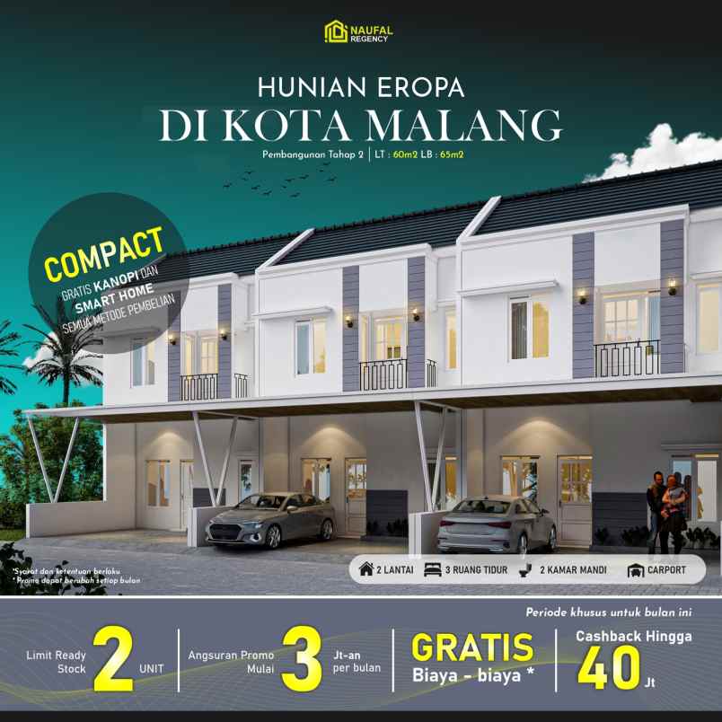 dijual rumah jl borobugis rt 17 rw 3