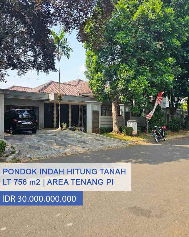 dijual rumah jl bukit hijau pondok