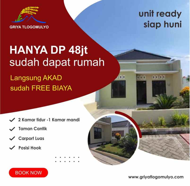 dijual rumah jl kudan